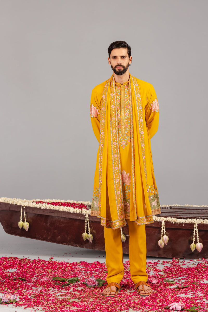 Royal Darbar Haldi Kurta Set