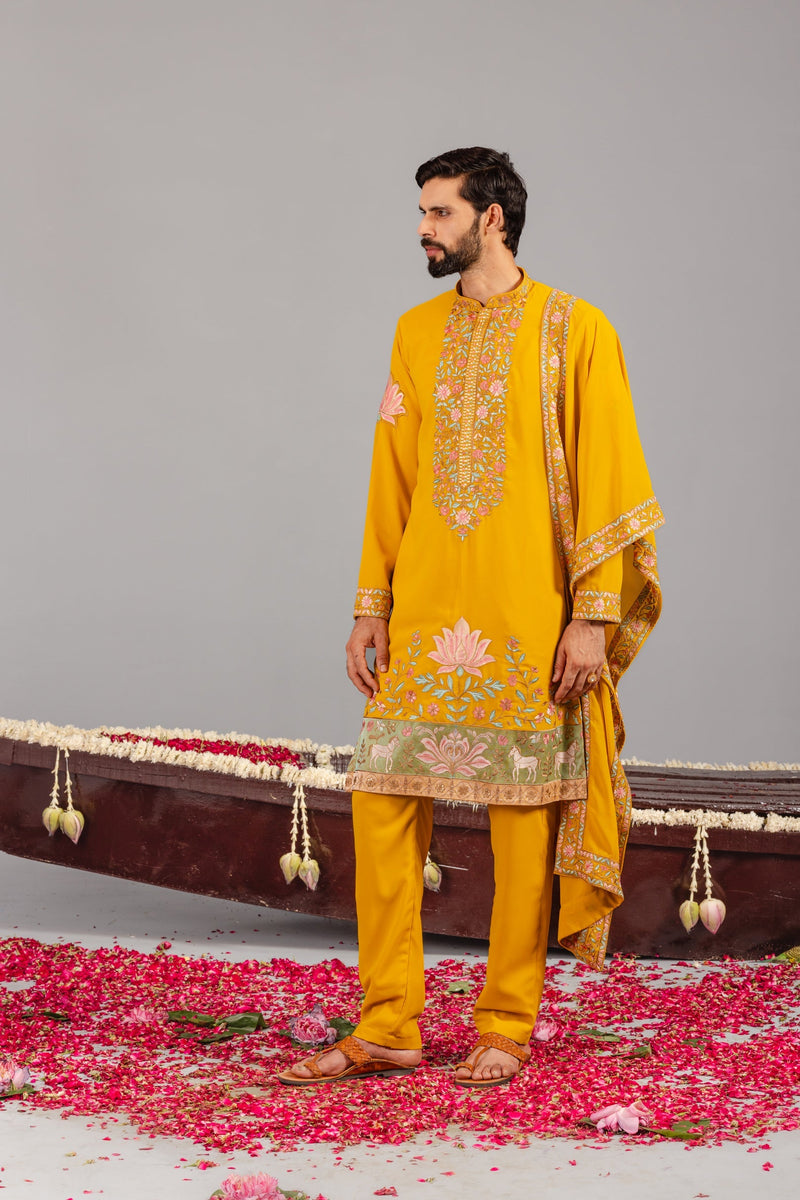 Royal Darbar Haldi Kurta Set