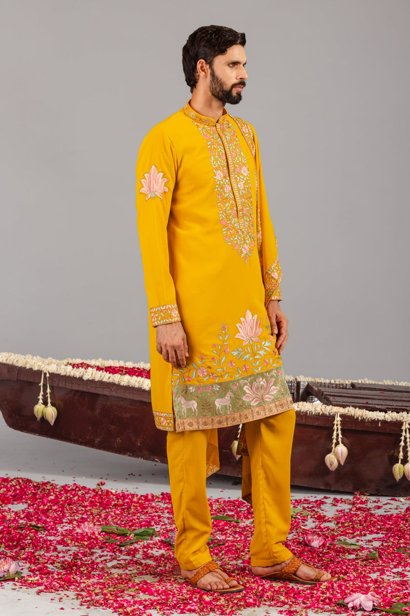 Royal Darbar Haldi Kurta Set