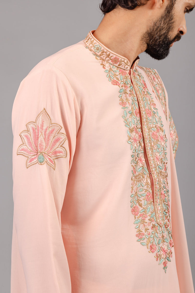 Royal Darbar Pink Kurta Set