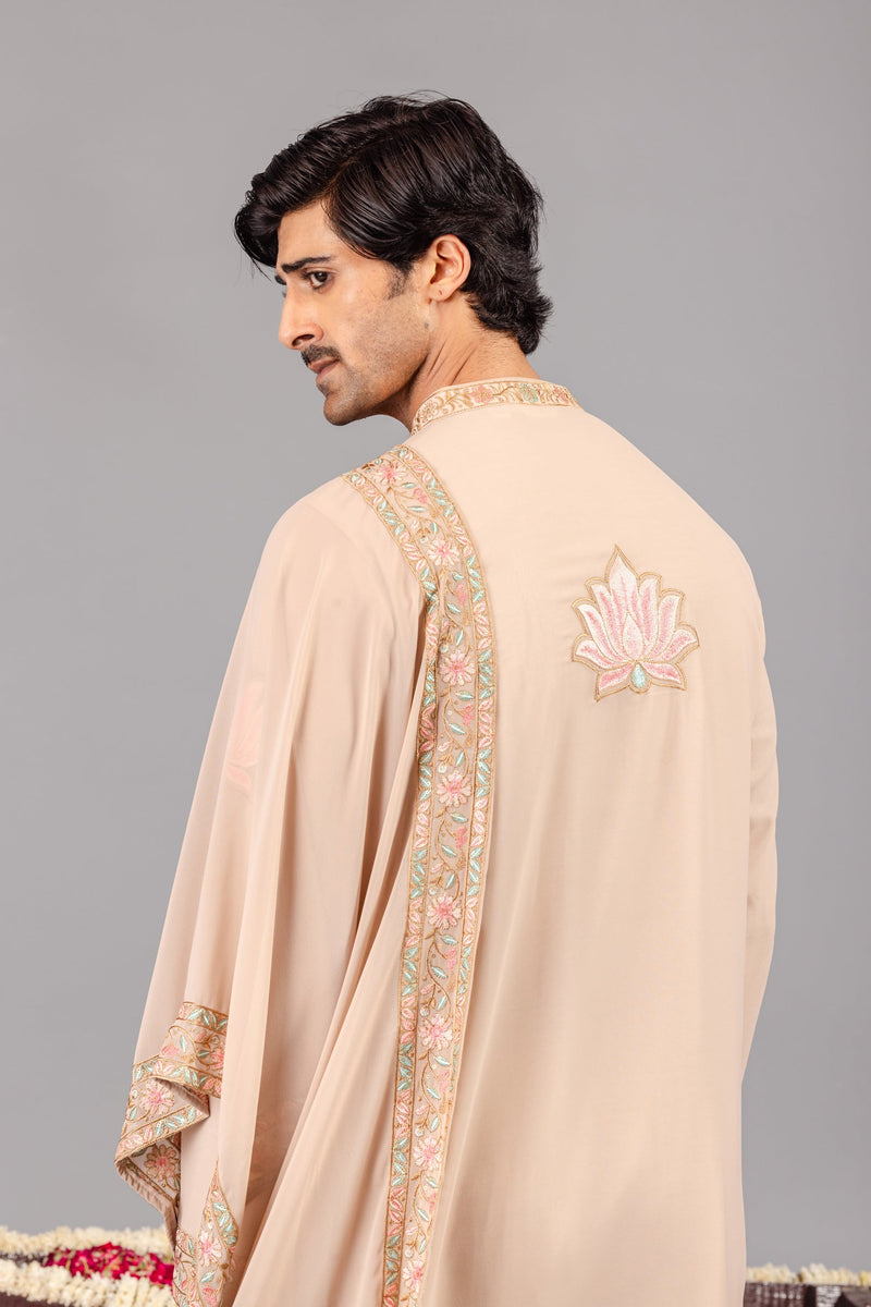 Royal Darbar Beige Kurta Set