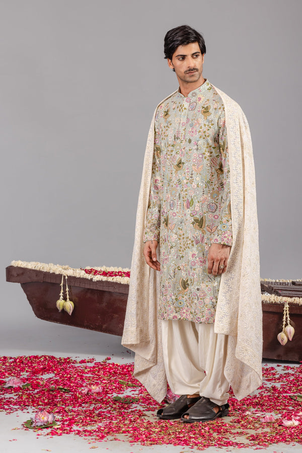 PhoolPankh Sky Blue Kurta Set