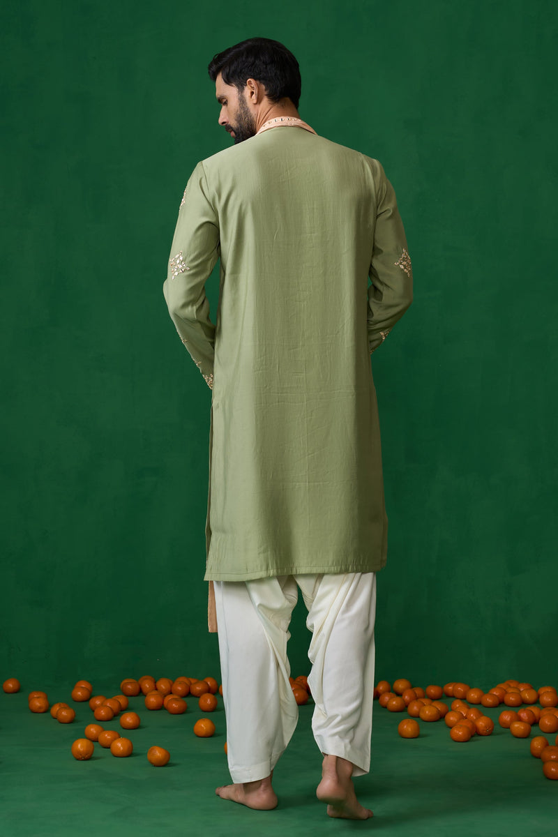 DARPAN GREEN KURTA SET