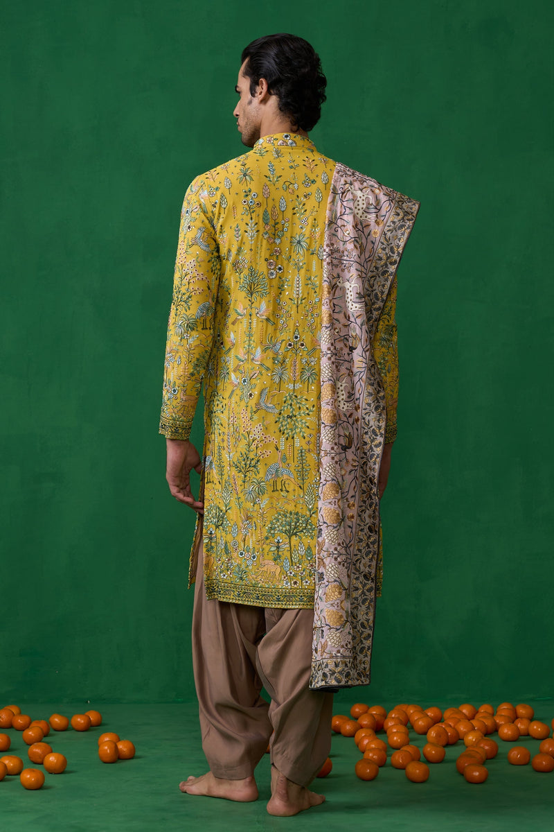 BIRD HALDI KURTA SET