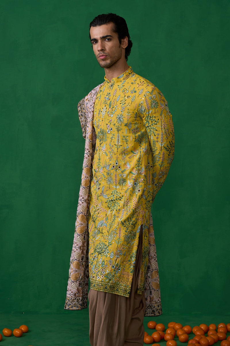 BIRD HALDI KURTA SET