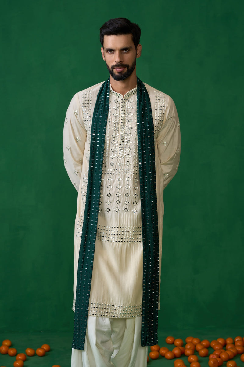 DARPAN BEIGE KURTA SET