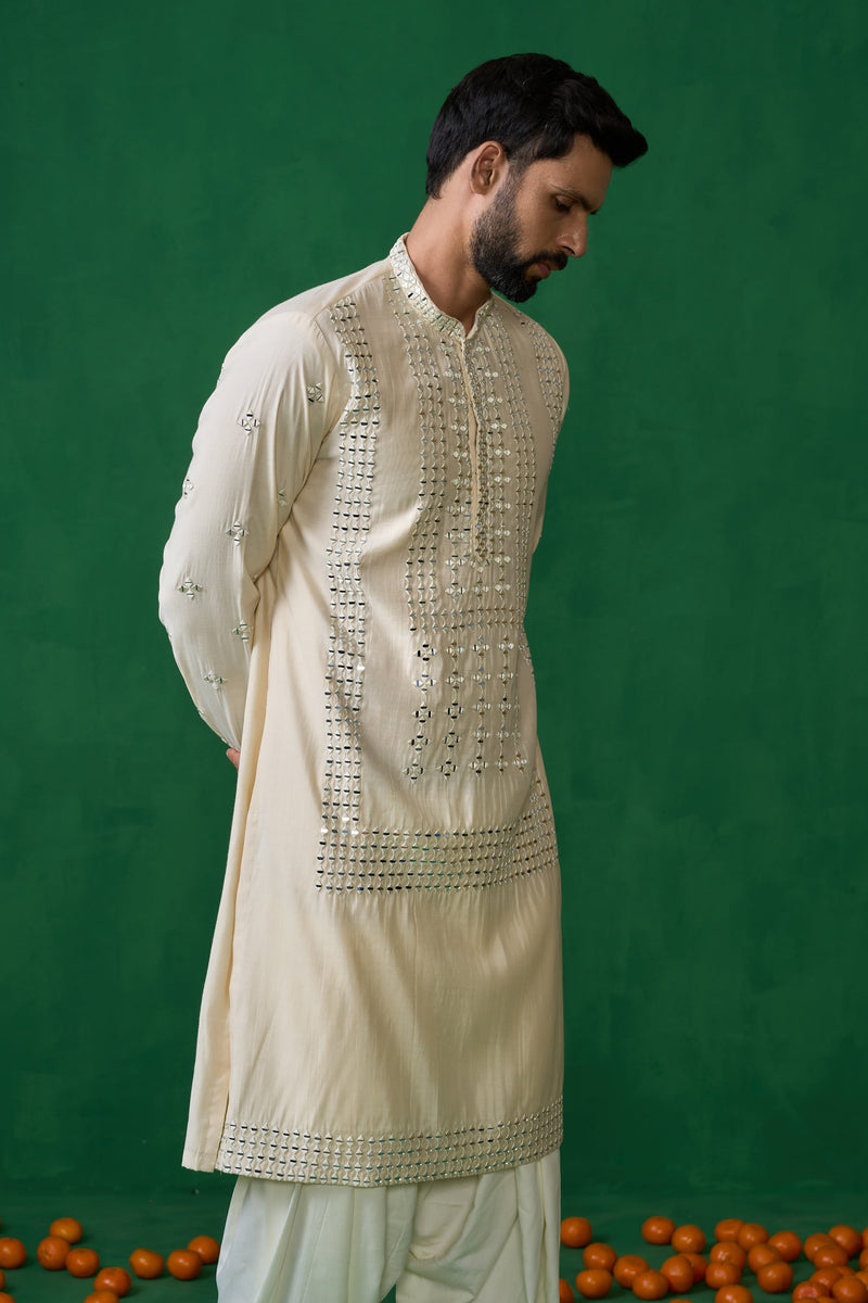 DARPAN BEIGE KURTA SET