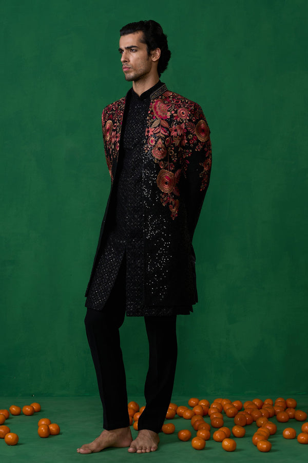 ROSE BLACK INDOWESTERN SET