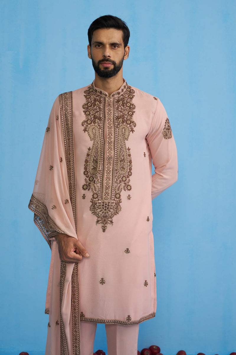 ARABIC PINK KURTA SET