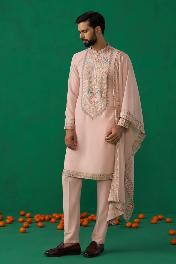 DEER PINK KURTA SET
