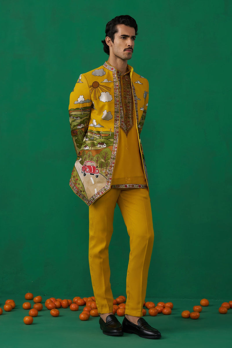 MOHIT KAPOOR IN MUSAFIR HALDI JOSDHPURI SET