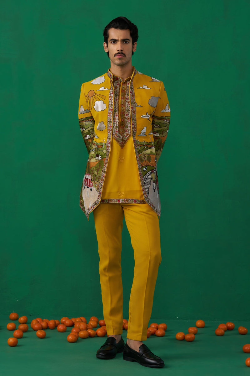 MOHIT KAPOOR IN MUSAFIR HALDI JOSDHPURI SET