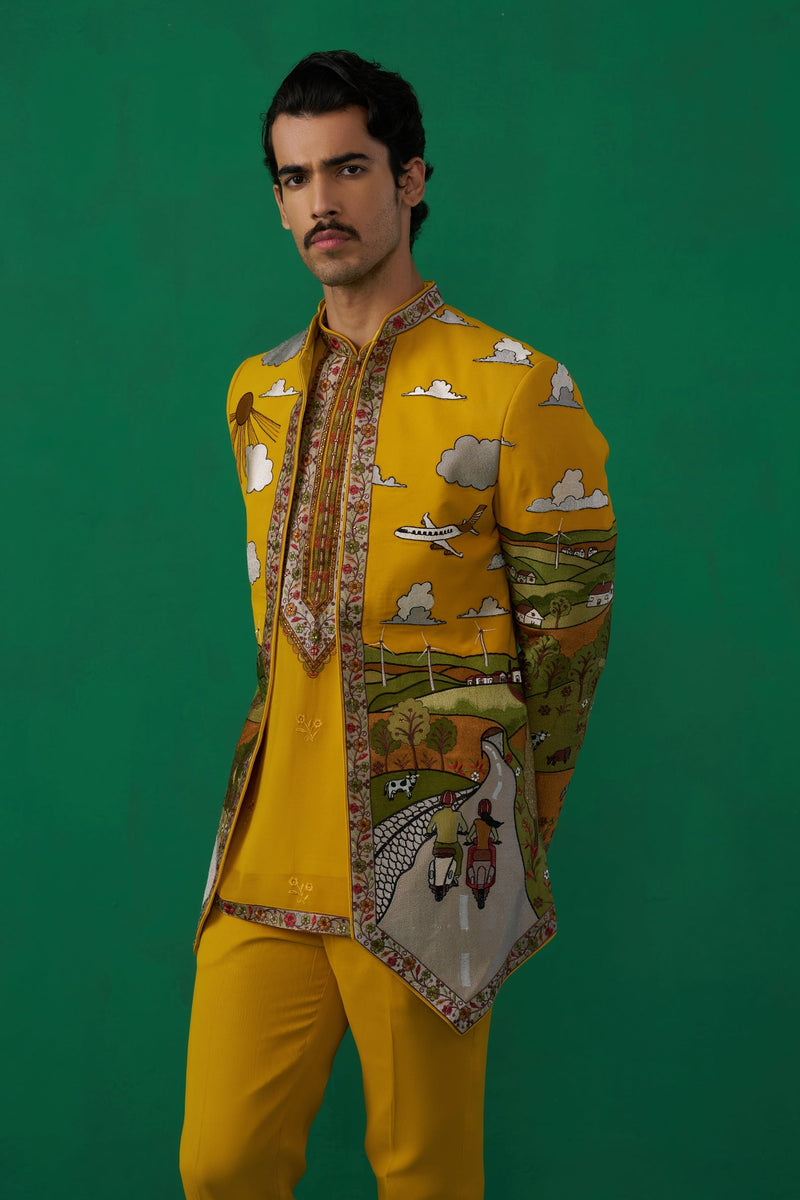 MOHIT KAPOOR IN MUSAFIR HALDI JOSDHPURI SET