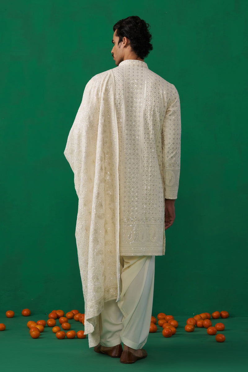 SULTAN IVORY KURTA SET