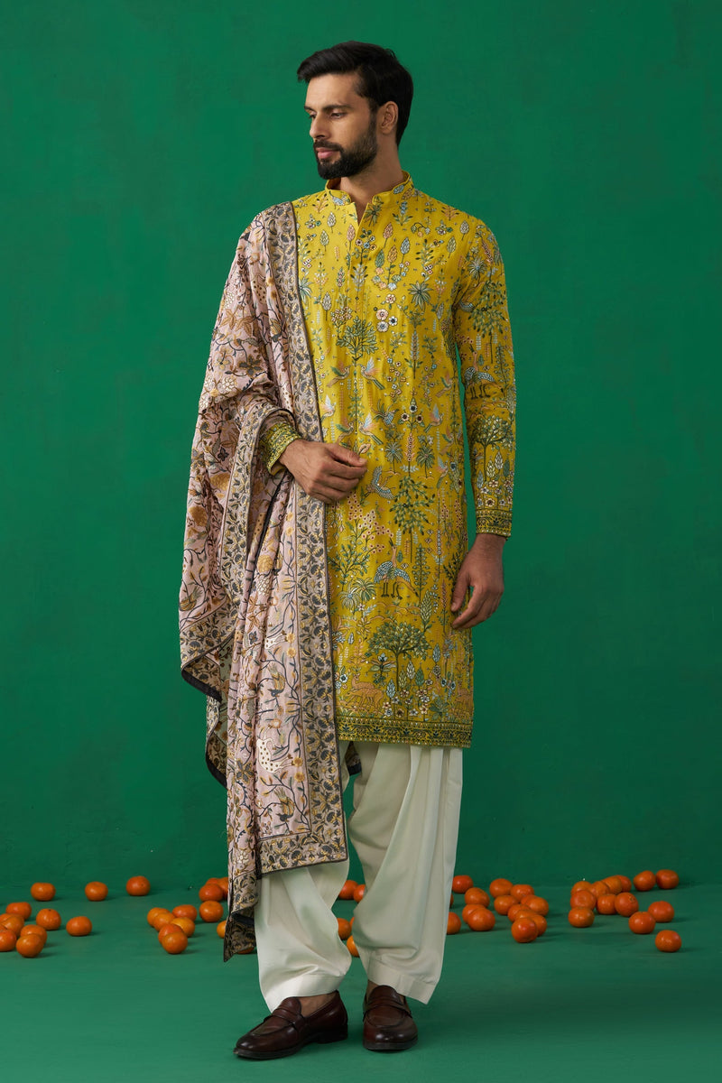 BIRD HALDI KURTA SET