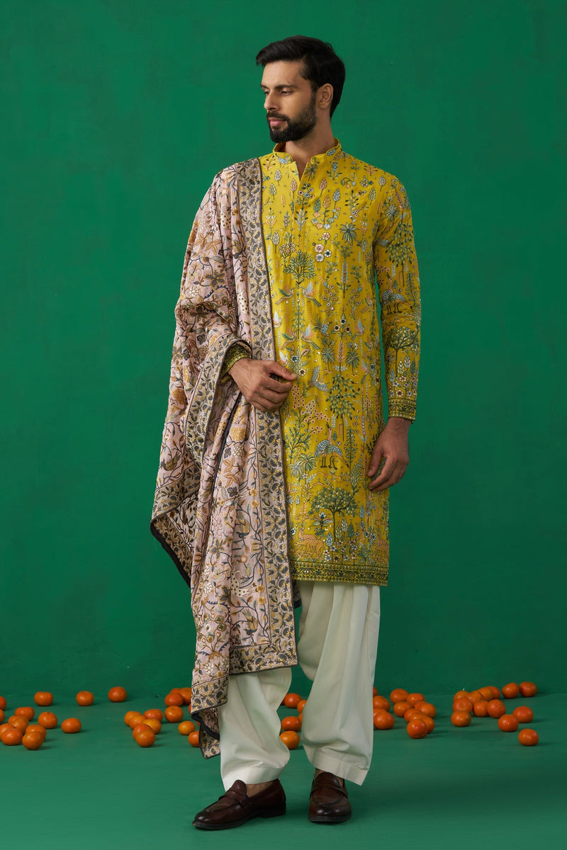 BIRD HALDI KURTA SET
