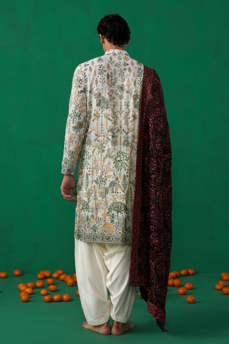 BIRD IVORY KURTA SET