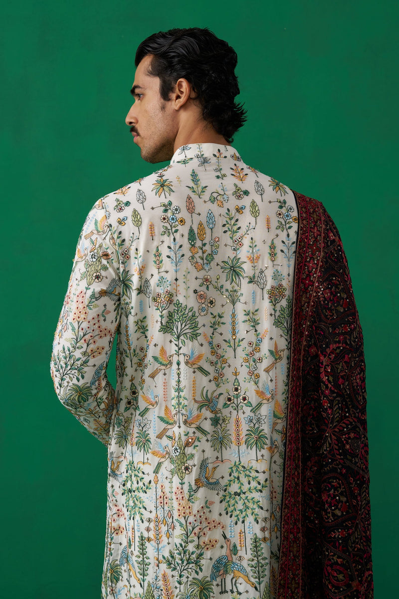 BIRD IVORY KURTA SET