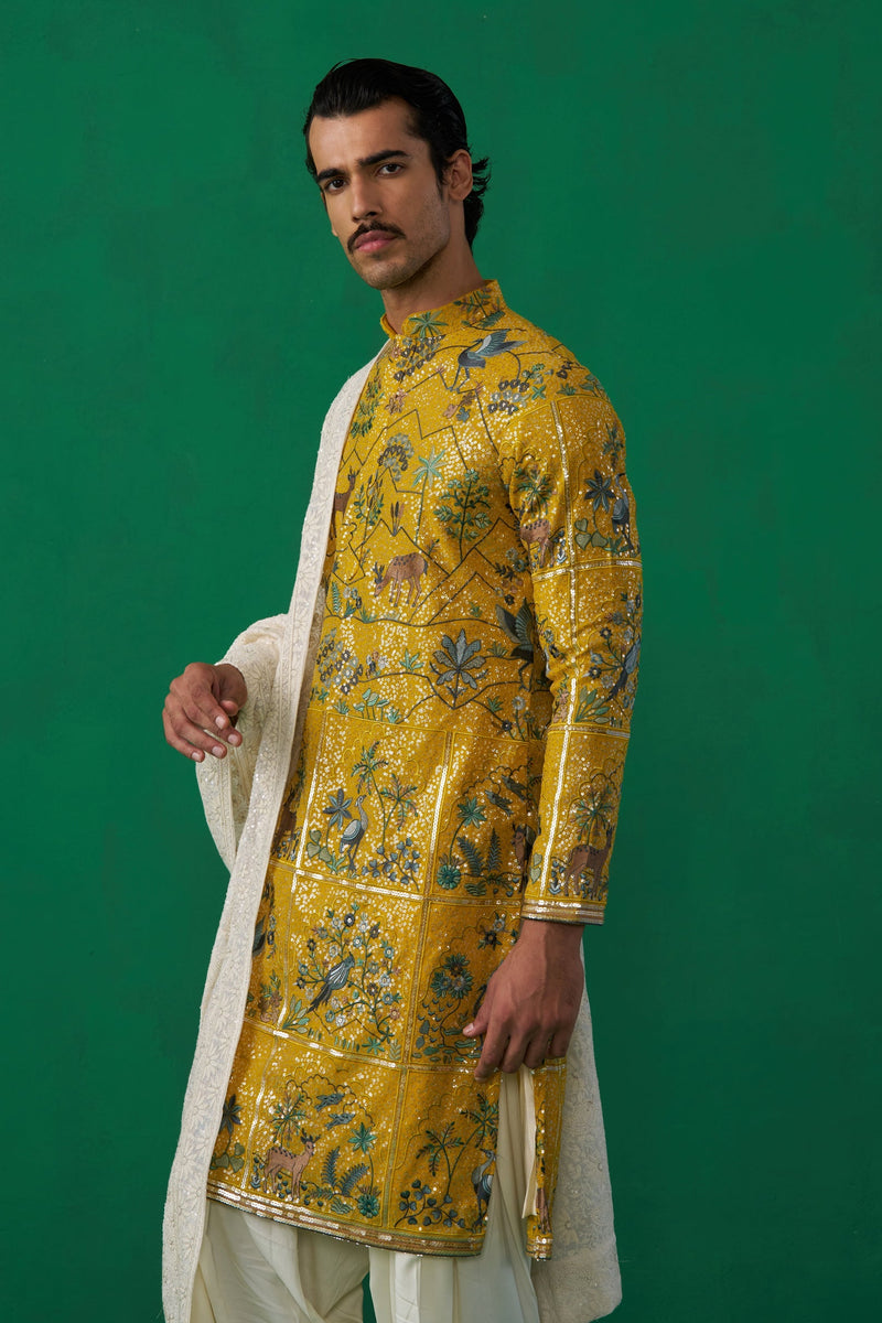 SWAN HALDI KURTA SET