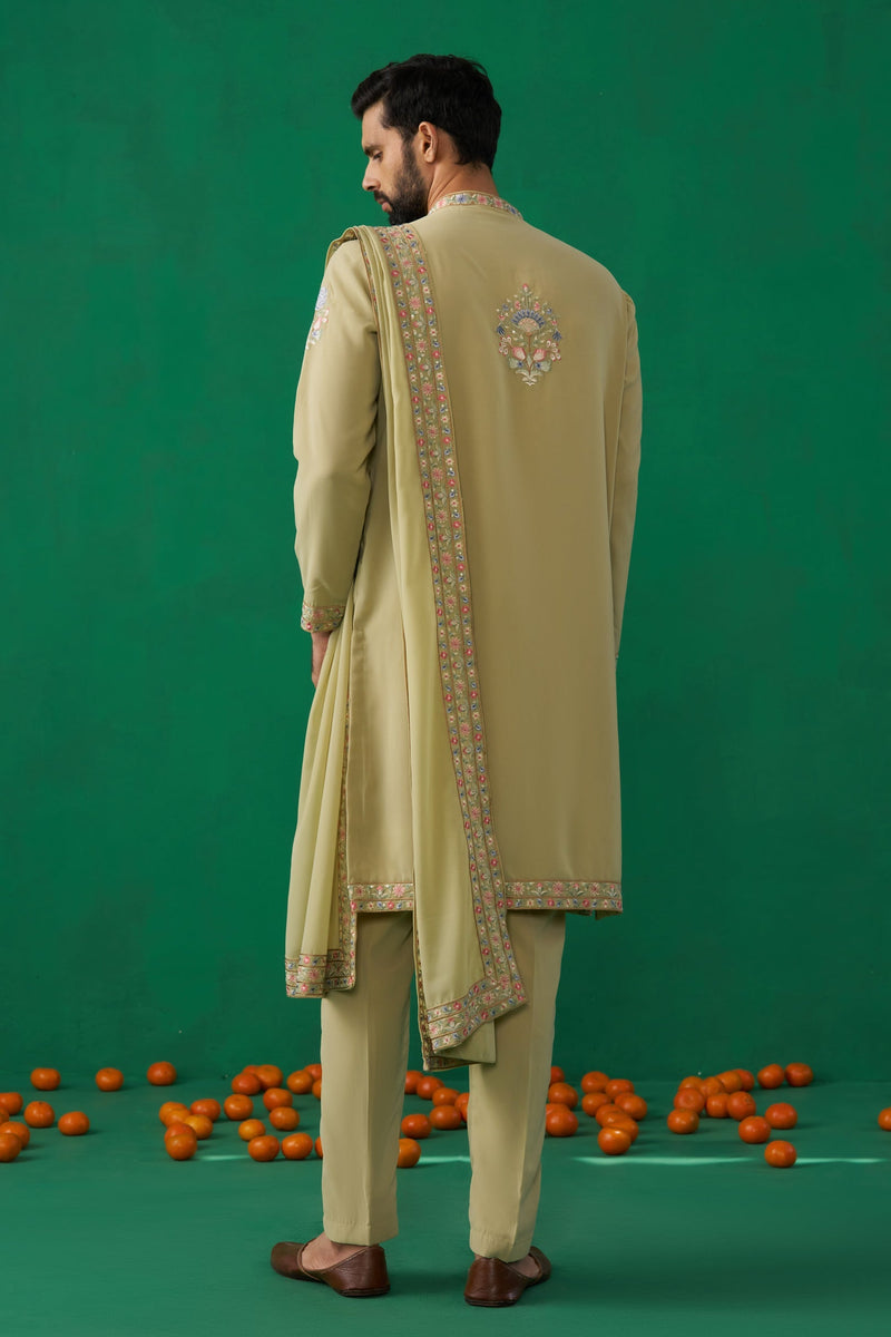 DEER GREEN KURTA SET