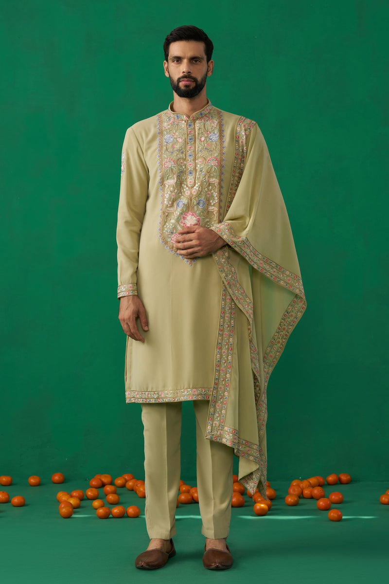 DEER GREEN KURTA SET