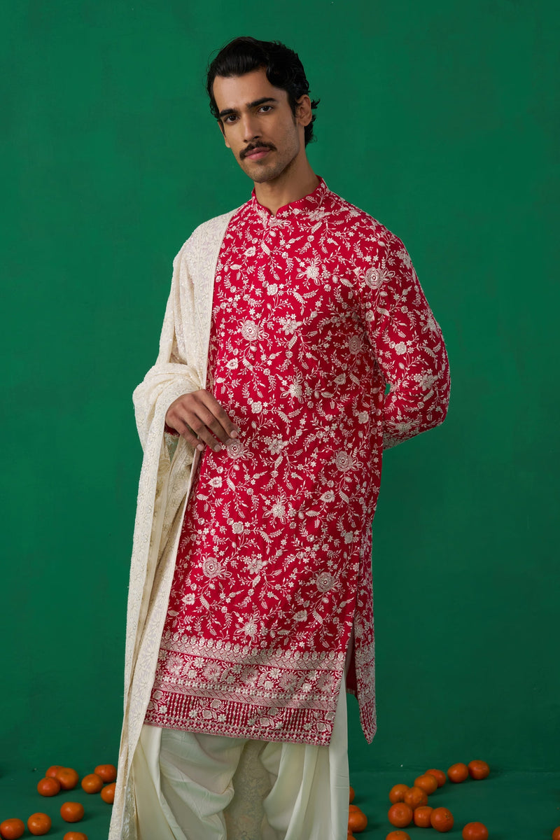 ROSE HOTPINK KURTA SET