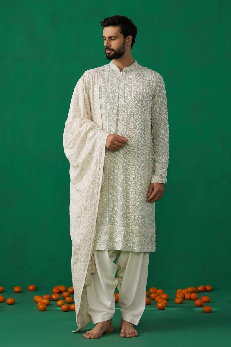 CUTDANA SKY KURTA SET