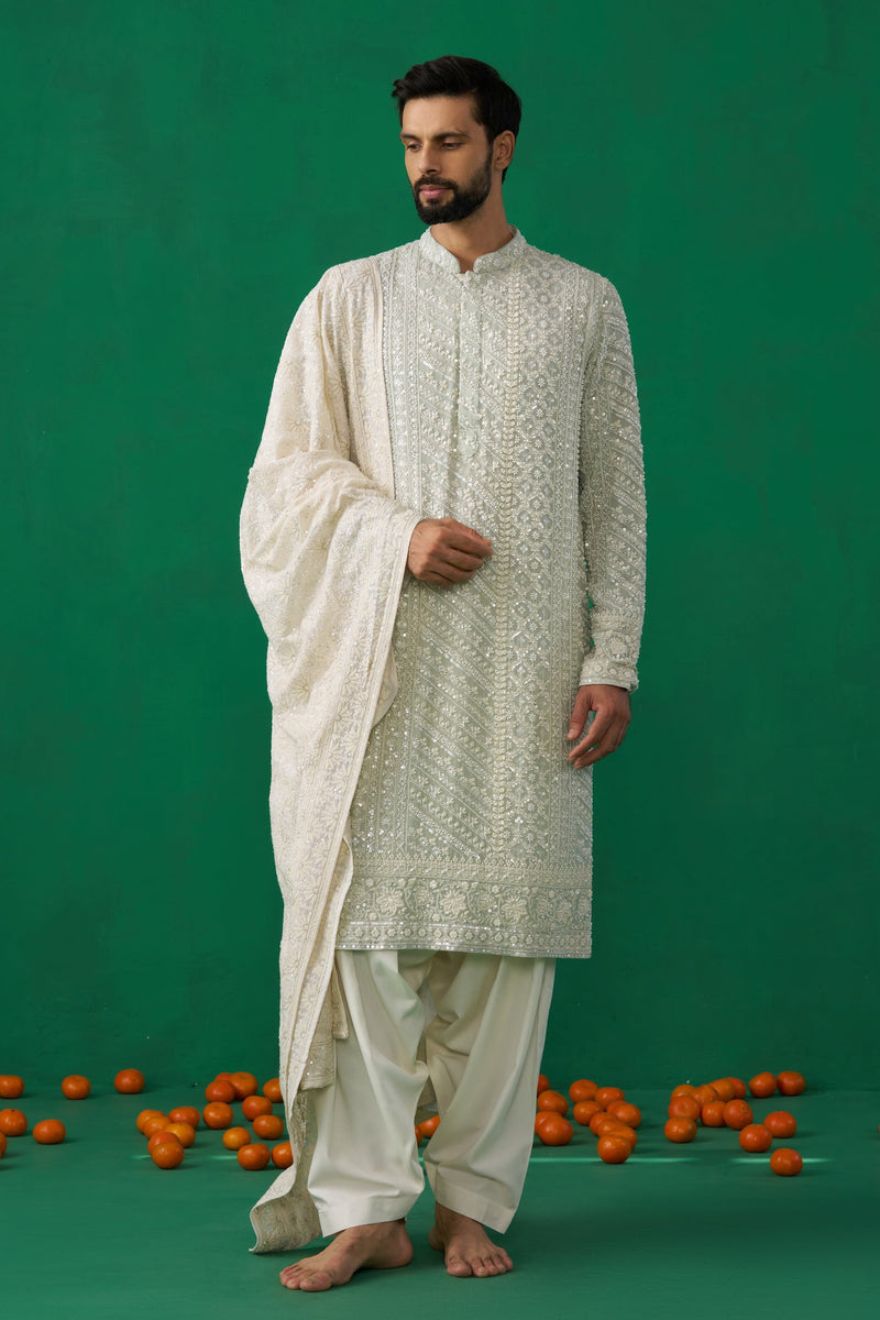 CUTDANA SKY KURTA SET