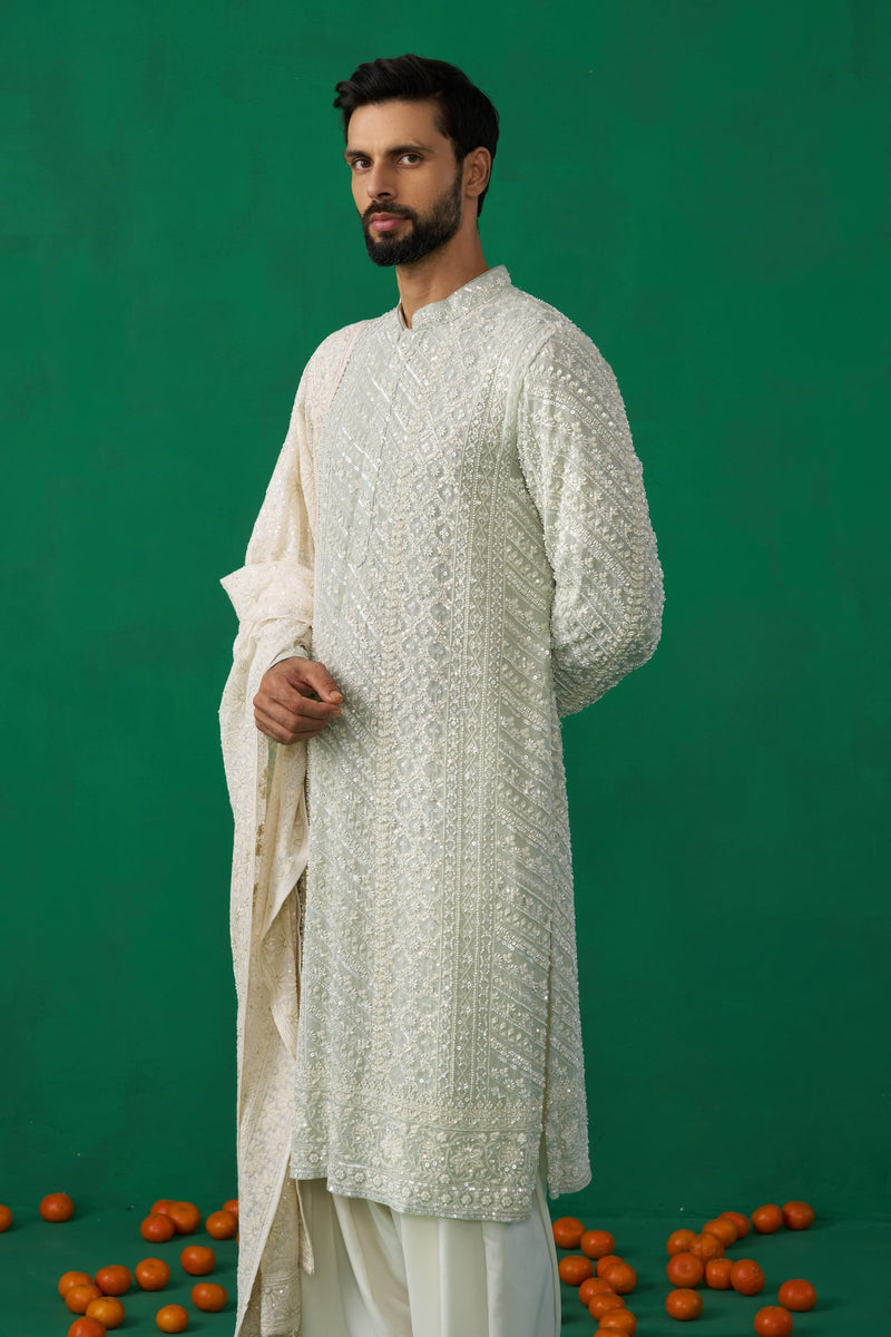 CUTDANA SKY KURTA SET