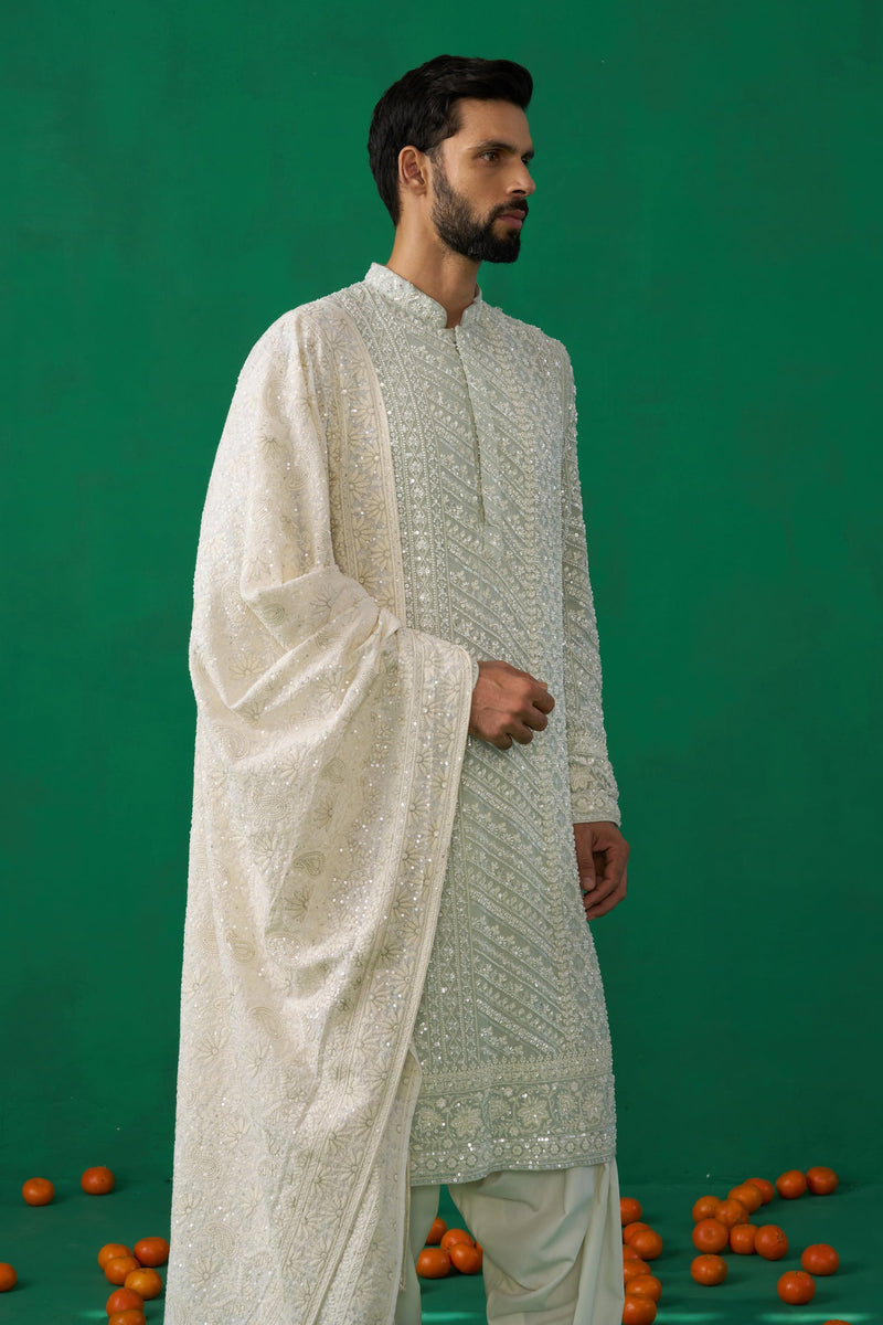 CUTDANA SKY KURTA SET