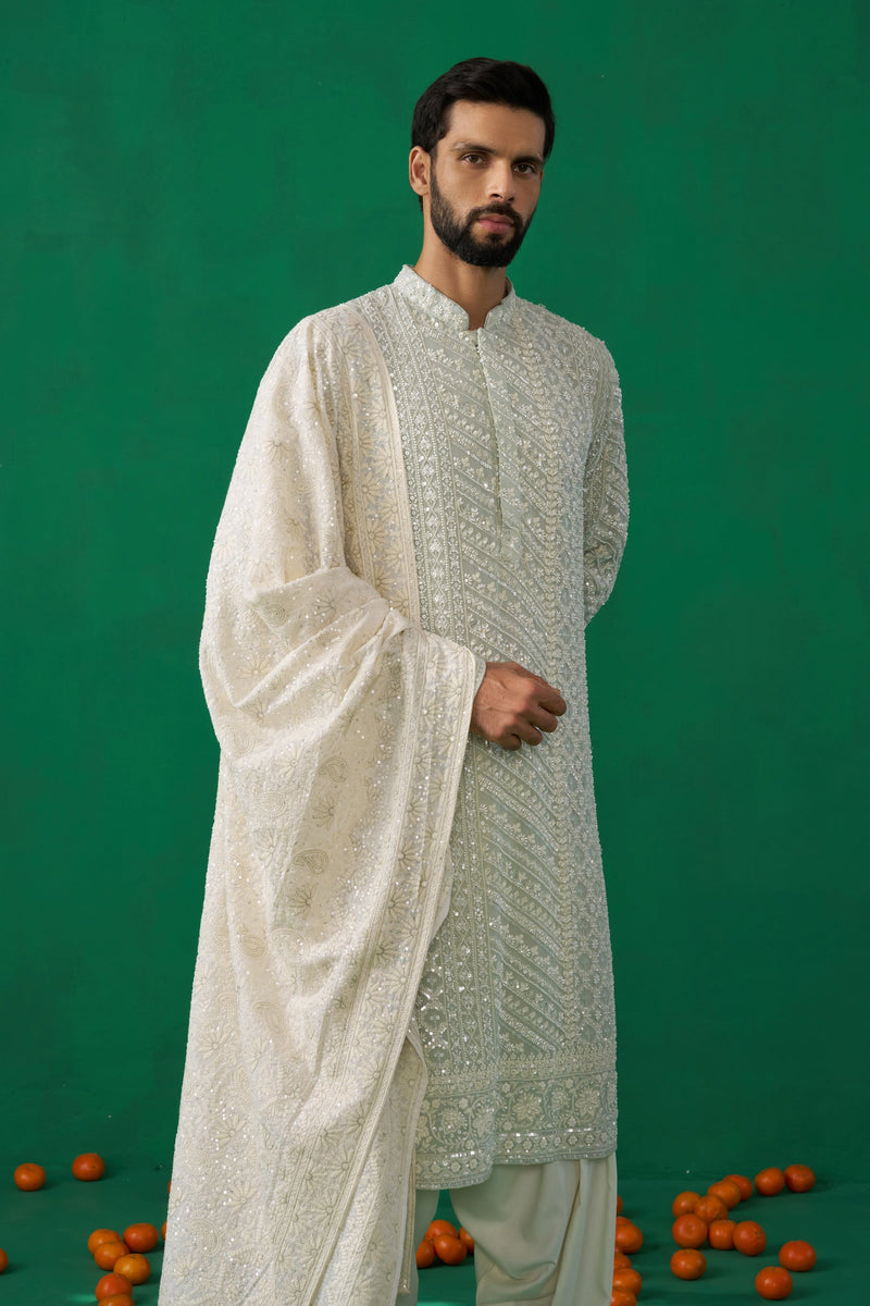 CUTDANA SKY KURTA SET