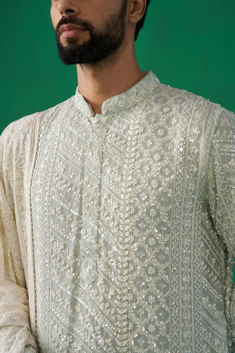 CUTDANA SKY KURTA SET