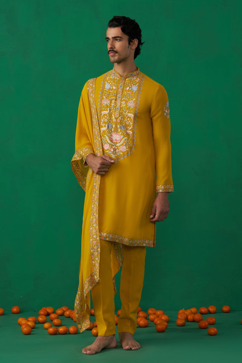 DEER HALDI KURTA SET