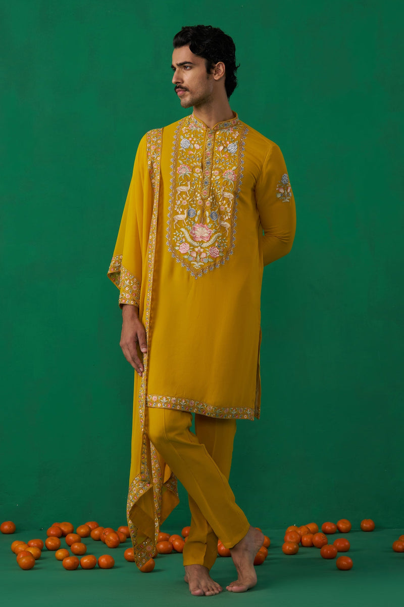 DEER HALDI KURTA SET