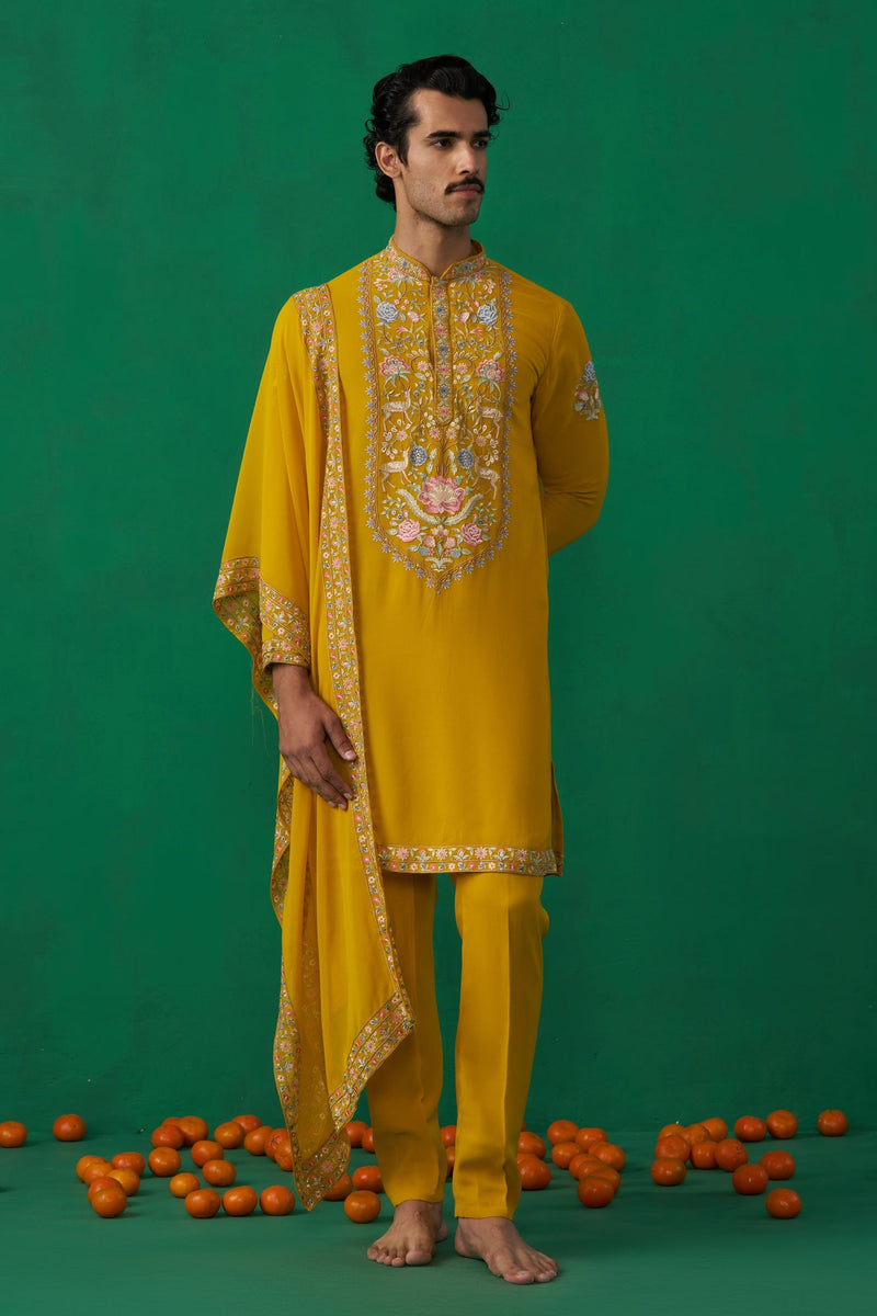 DEER HALDI KURTA SET