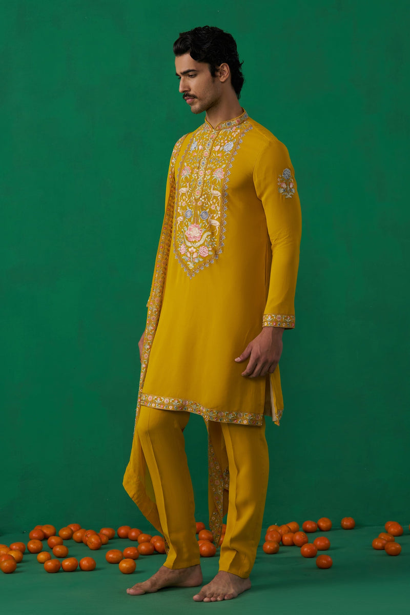 DEER HALDI KURTA SET