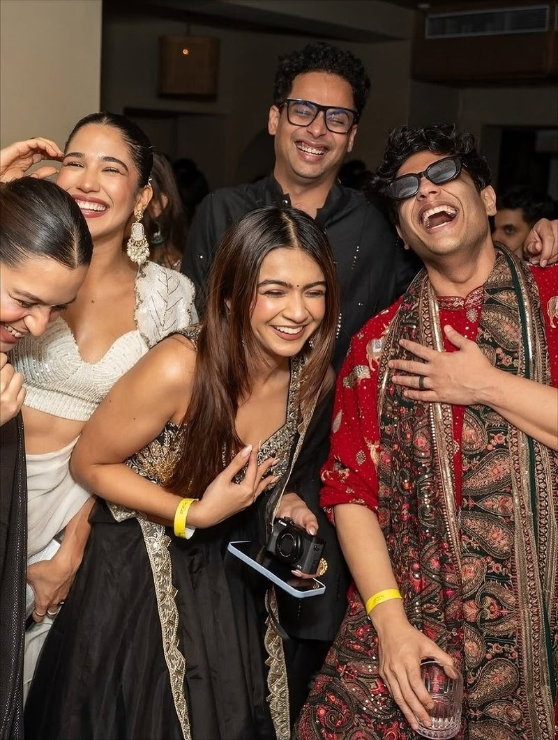 Tanmay Bhat in PICHWAI RED DHOTI KURTA SET